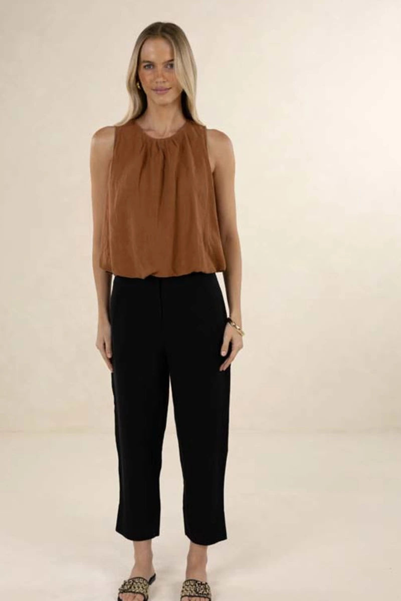 Humidity Lifestyle Samara Top – Tobacco HS26217