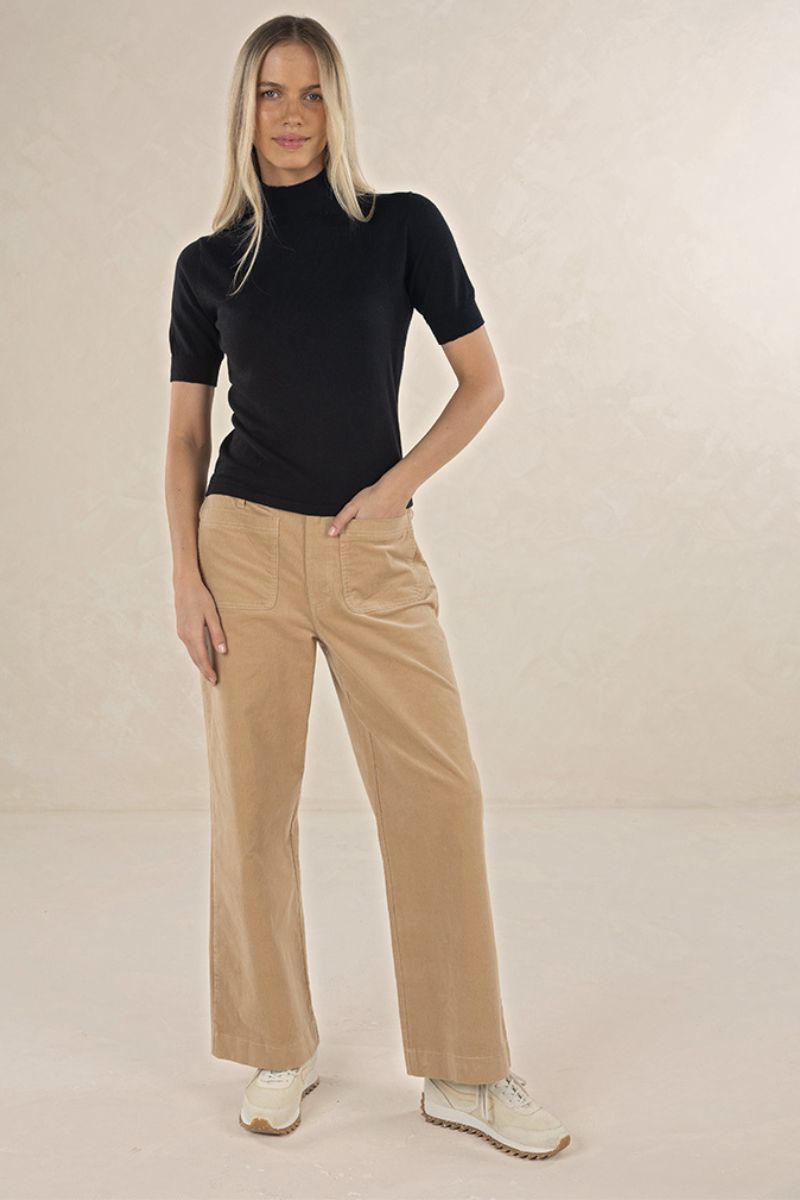 Suki Cord Pant in Wheat by Humidity