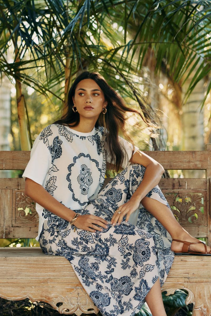 Loobie's Story Indie tee silk and cotton blend by Loobies Story in White / 10