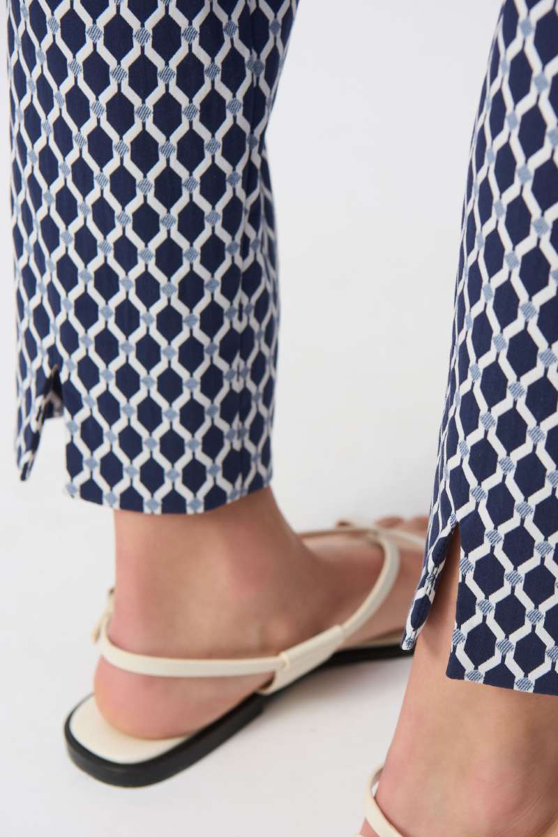 jacquard-geometric-print-slim-fit-pants-in-blue-white-joseph-ribkoff-back-view_1200x