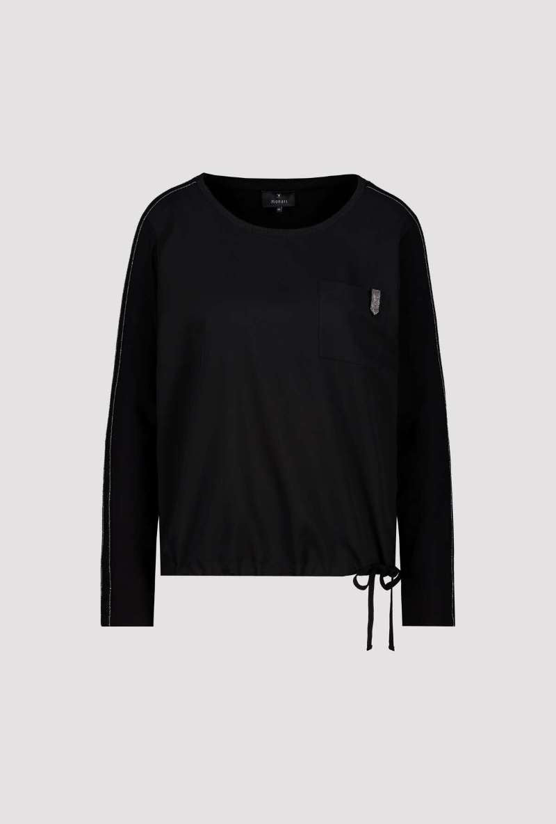 Jersey Blouse in Schwarz 808642MNR by Monari