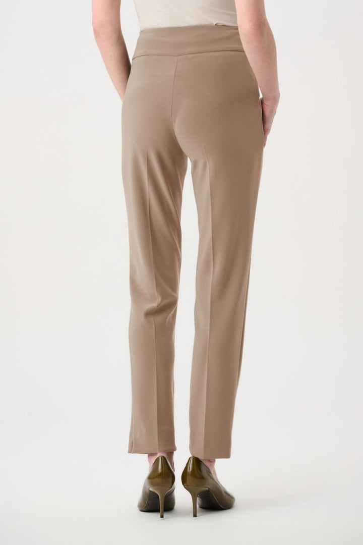 Woman wearing Wonder Pant in Mink by Joseph Ribkoff style 144092 back