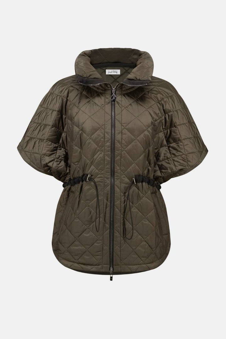 Joseph Ribkoff quilted nylon boxy vest 263643