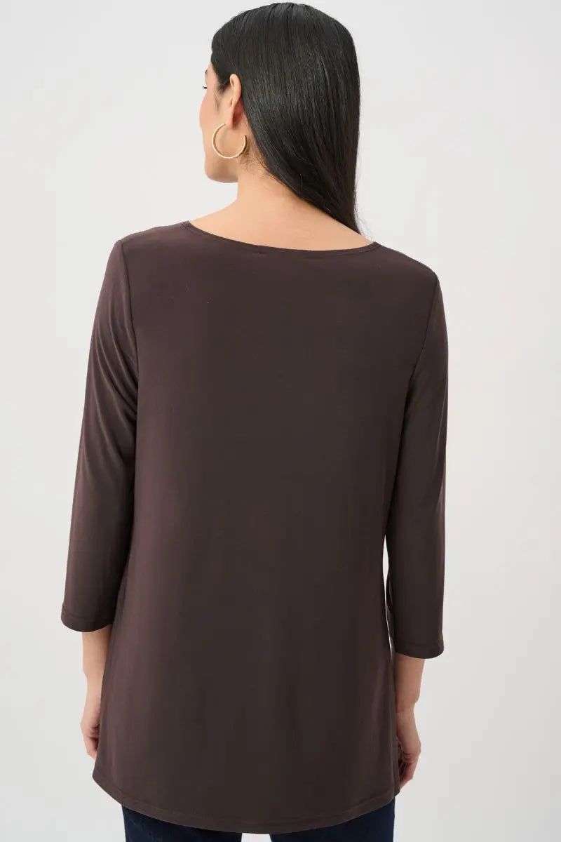 Joseph Ribkoff tunic back view relaxed straight silhouette 263926