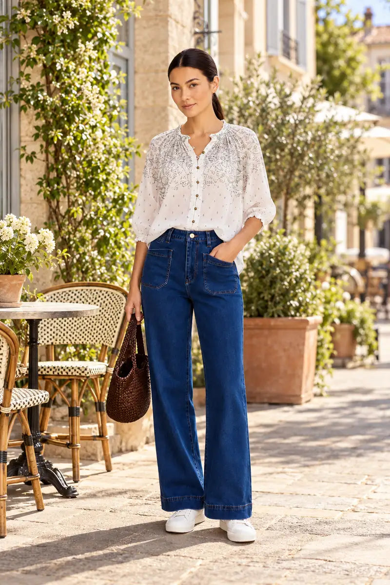 Chrome Jean in Indigo by Lania the Label