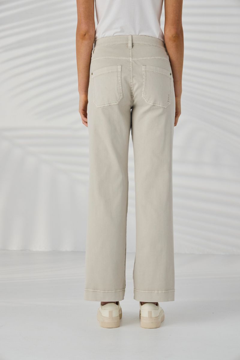Lania Chrome Jean Almond back view relaxed fit denim NLA4034