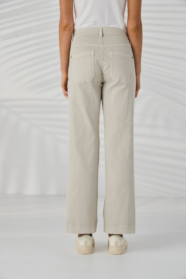 Lania Chrome Jean Almond back view relaxed fit denim NLA4034