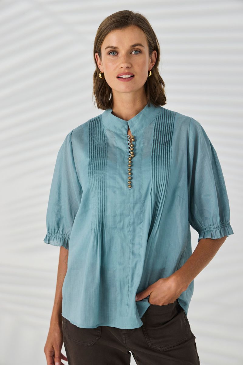 Pier Shirt in Seafoam by Lania the Label – NLA4005