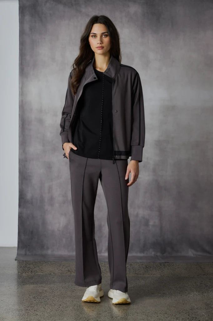 Woman wearing Bastian Pant in Carob by Lania The Label NLA3971 styled outfit
