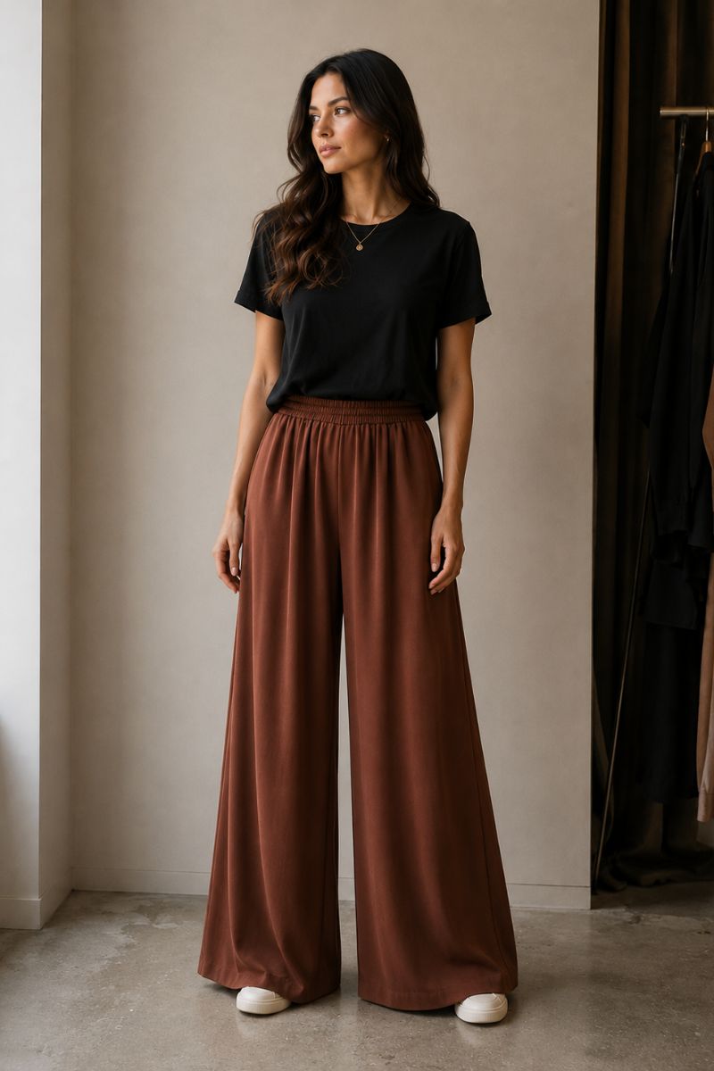 Lauren Vidal Ricci Wide Leg Pants – Sienne