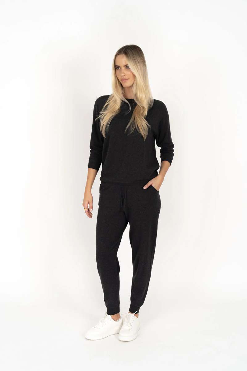 Lexie Sweater in Charcoal HW25603 by Humidity Lifestyle