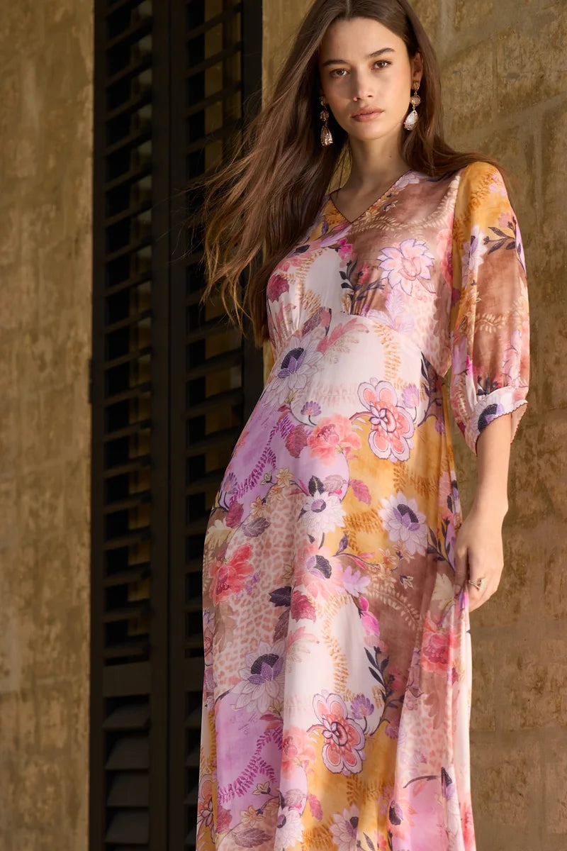 Loobie's Story Batika Midi Dress Multi LS3394B