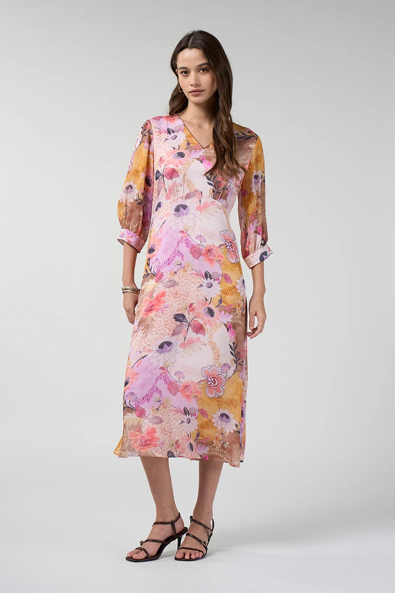 Loobie's Story Batika Midi Dress Multi LS3394B