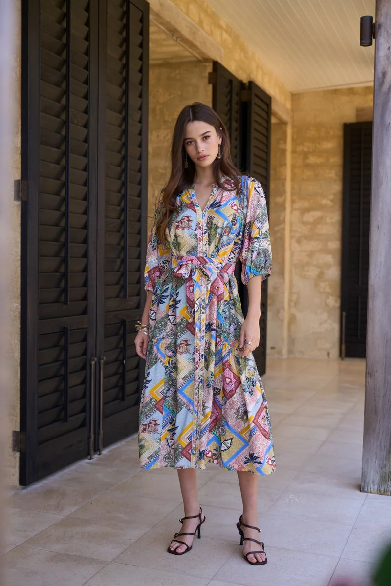 Loobie's Story Ceylon Midi Dress Multi LS3302