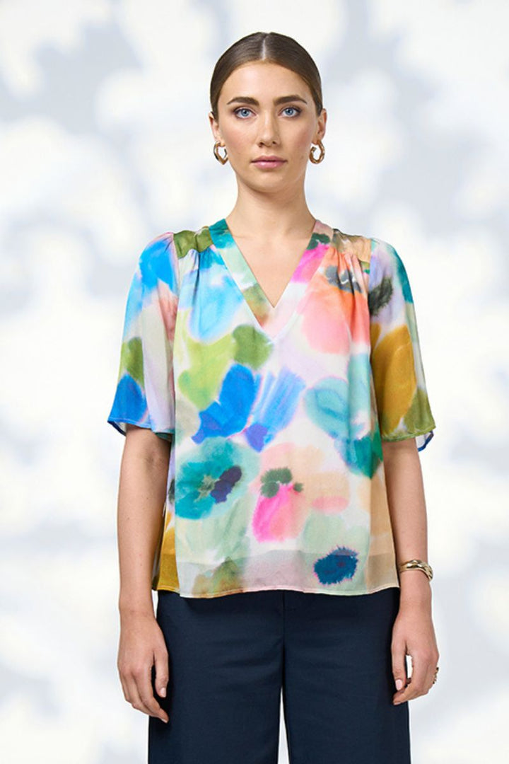 Loobie's Story Free Spirit Top Multi Colour by Loobies Story in 8 / Multicolor