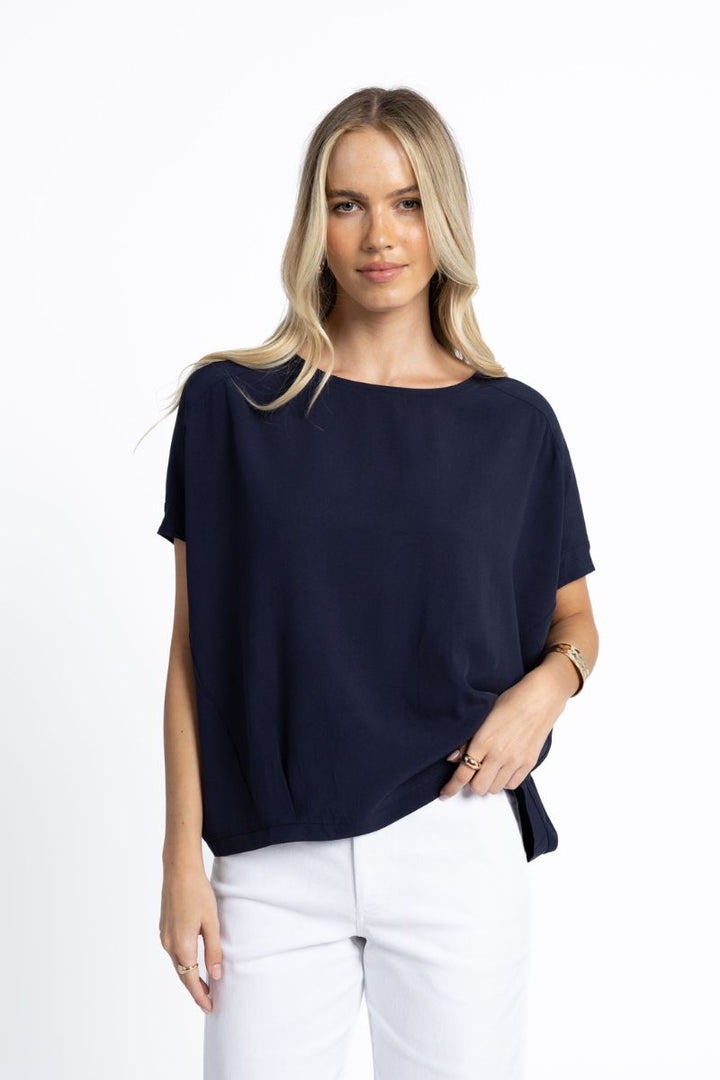 Lush Top in Navy by Humidity Lifestyle in S/M / Navy