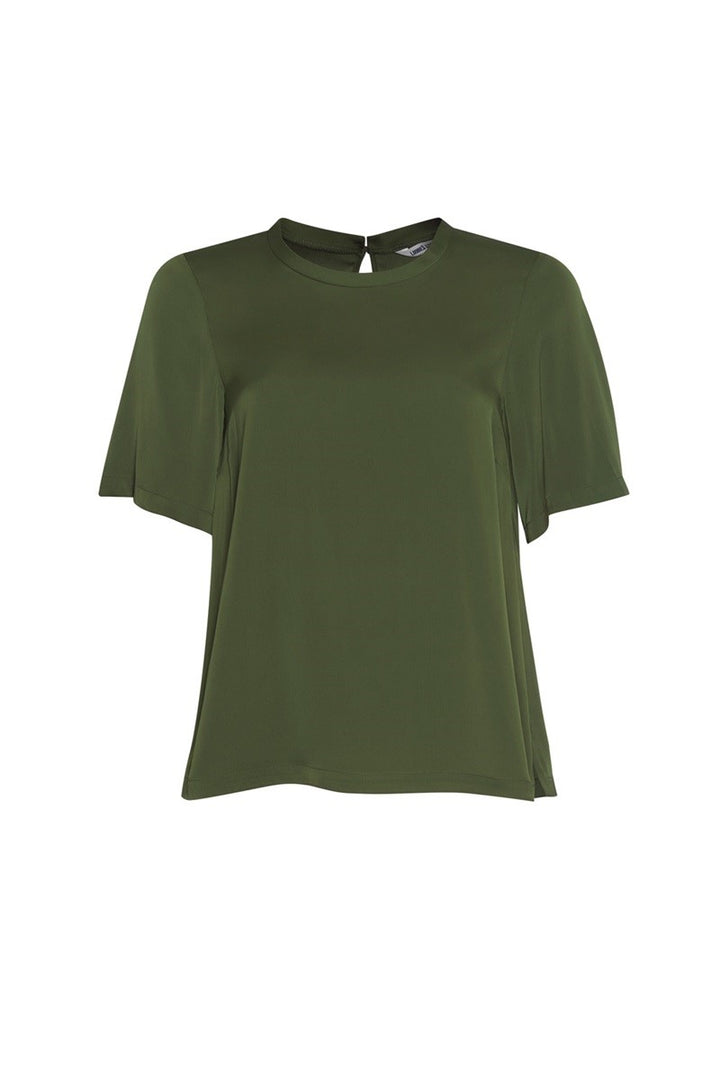 T-shirt de luxe en olive LS2765 de Loobie's Story