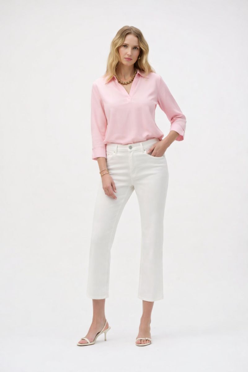 Margot Classic Straight Leg Feathereave Denim 252926 by Joseph Ribkoff ...