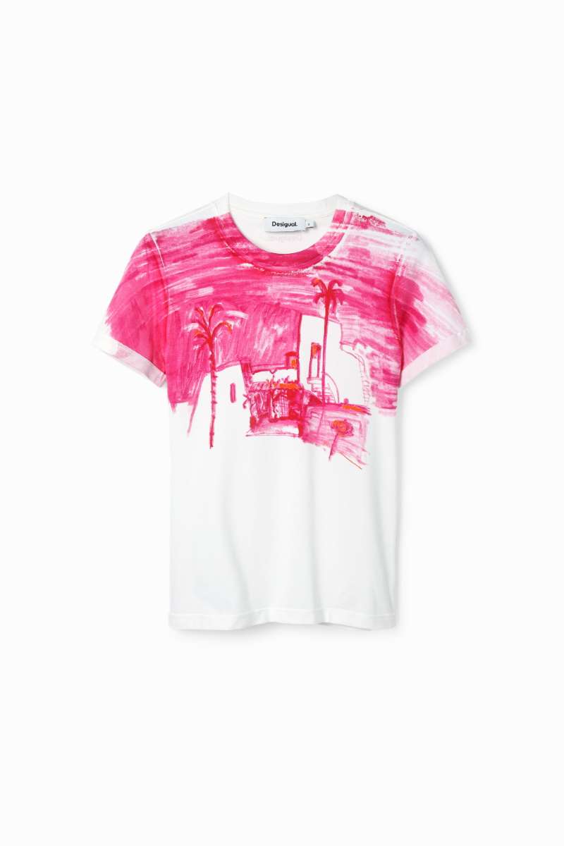 mediterranean-landscape-tshirt-in-magical-fuxia-desigual-front-view_1200x