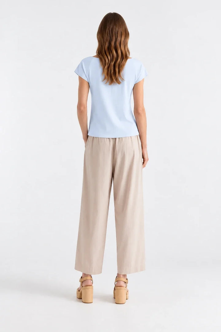 AI-generated model wearing Mela Purdie Raglan Shell F01 212 in Dream, back view
