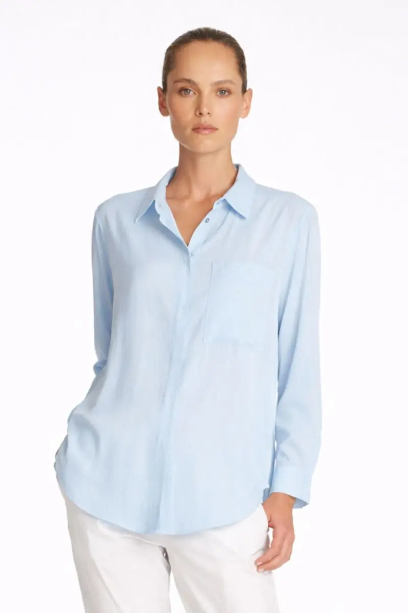Single Pocket Shirt in Dream by Mela Purdie