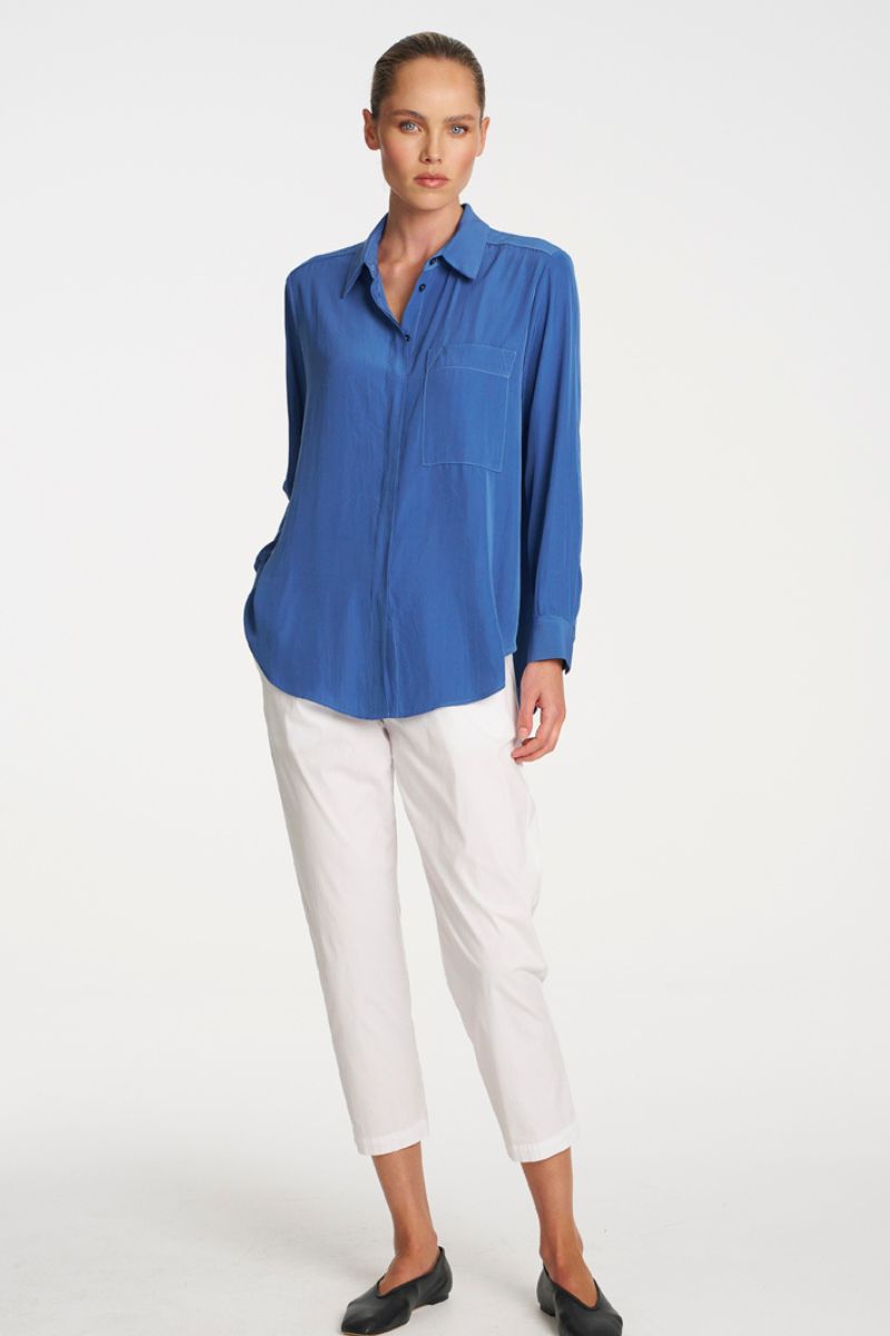 Single Pocket Shirt in Parisian by Mela Purdie