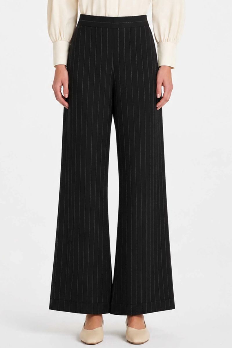 Suit Pant in Black/Vanilla by Mela Purdie