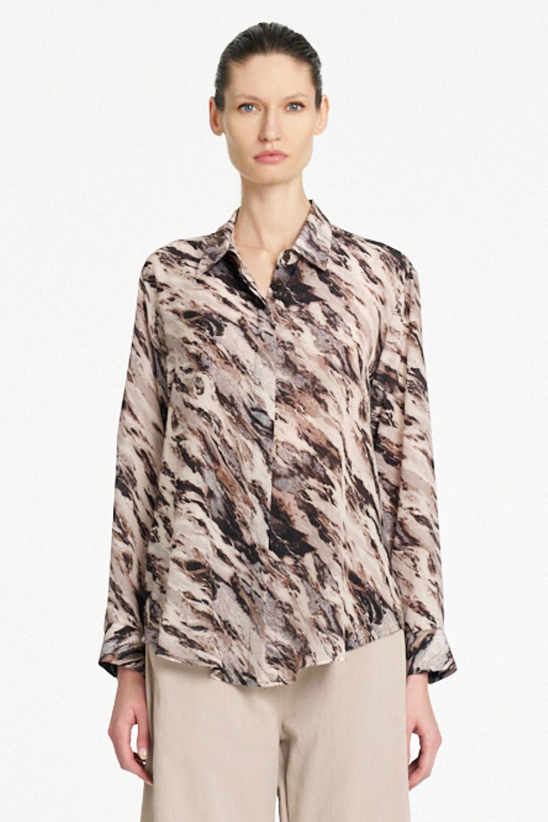 Soft Shirt in Agate by Mela Purdie – F863 2822
