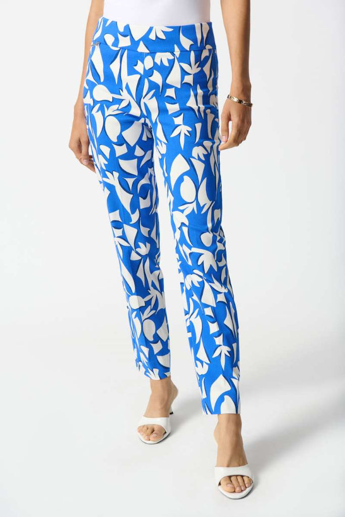 millennium-abstract-print-cropped-pants-in-blue-vanilla-joseph-ribkoff-front-view_1200x
