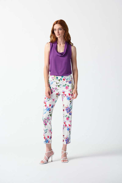 millennium-floral-print-cropped-pull-on-pant-in-vanilla-multi-joseph-ribkoff-front-view_1200x
