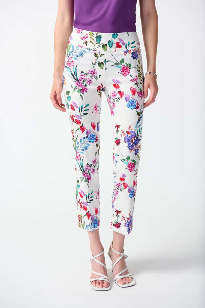 millennium-floral-print-cropped-pull-on-pant-in-vanilla-multi-joseph-ribkoff-front-view_1200x