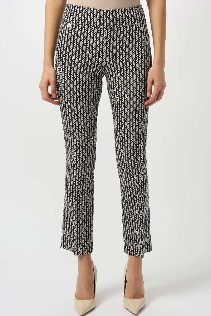 Millennium Print Straight Leg Pull-On Pants 253268