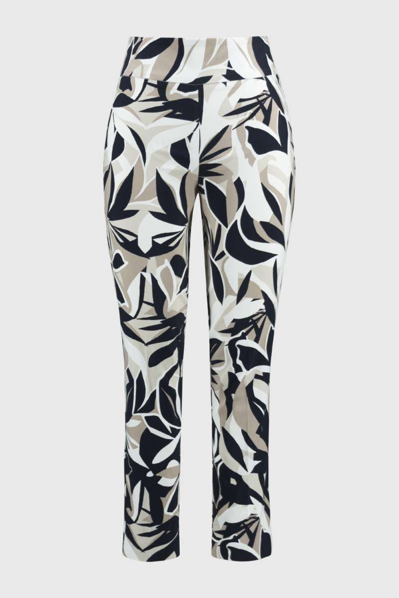 millennium-tropical-print-slim-fit-pants-in-vanilla-multi-joseph-ribkoff-front-view_1200x