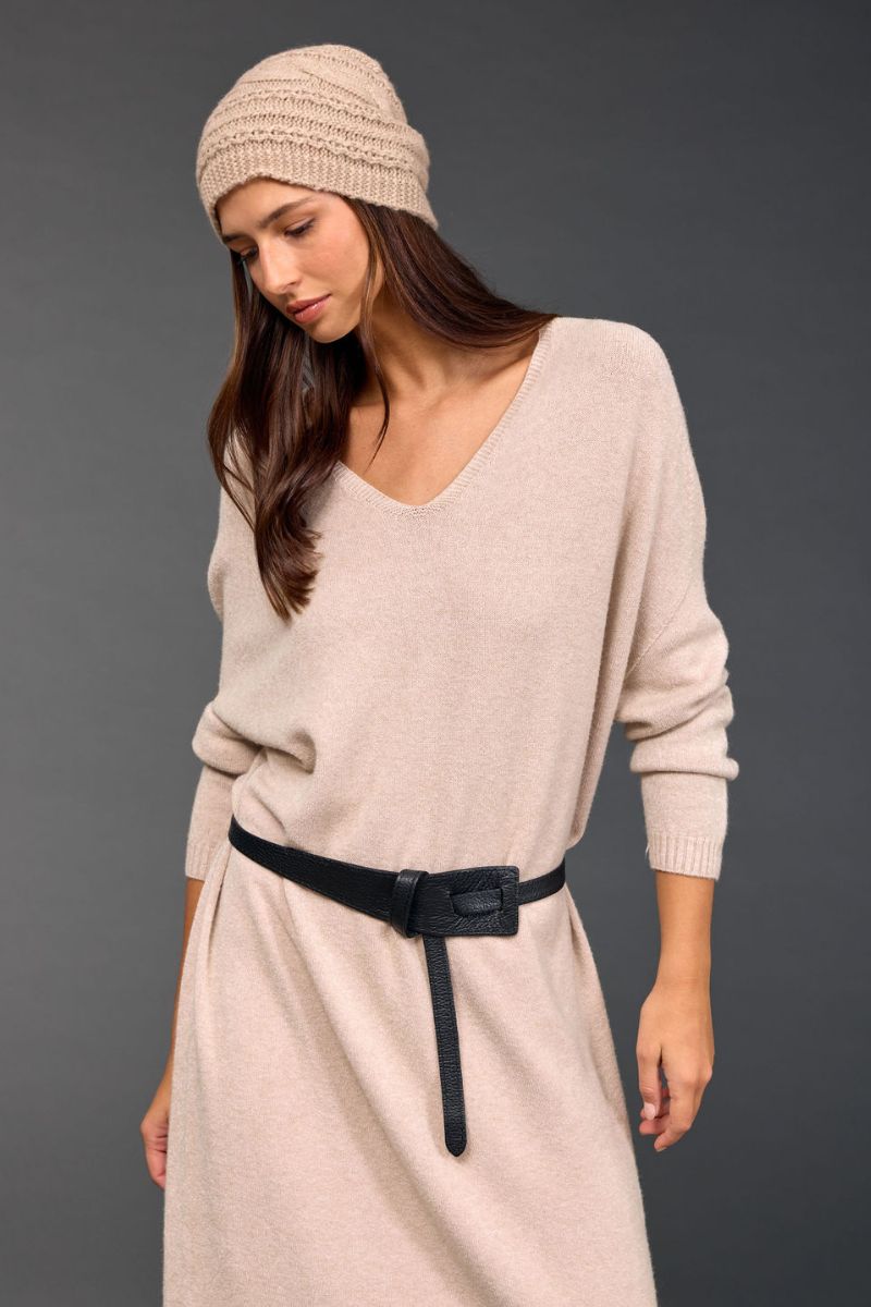 Lauren Vidal Noune Knit Dress Sable