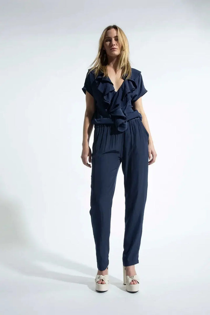 Nomad Pant In Navy F65 1478 by Mela Purdie
