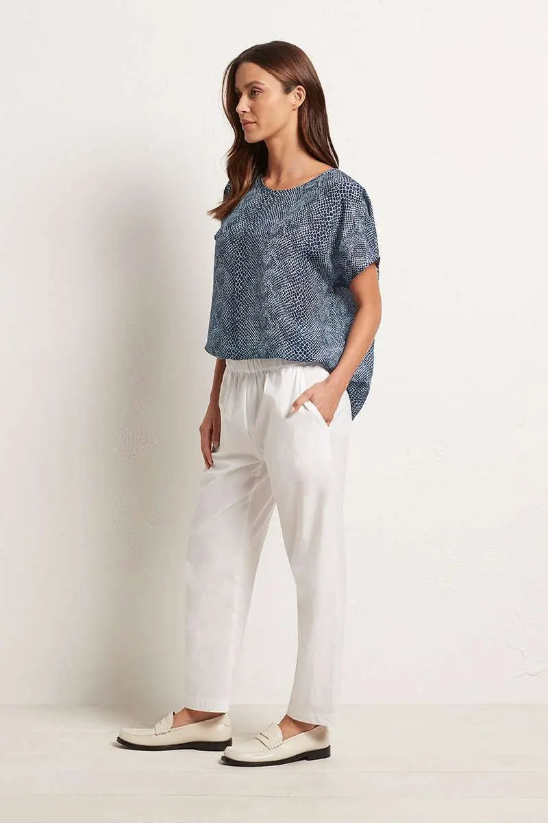 Nomad Pant In white F65 1478 by Mela Purdie