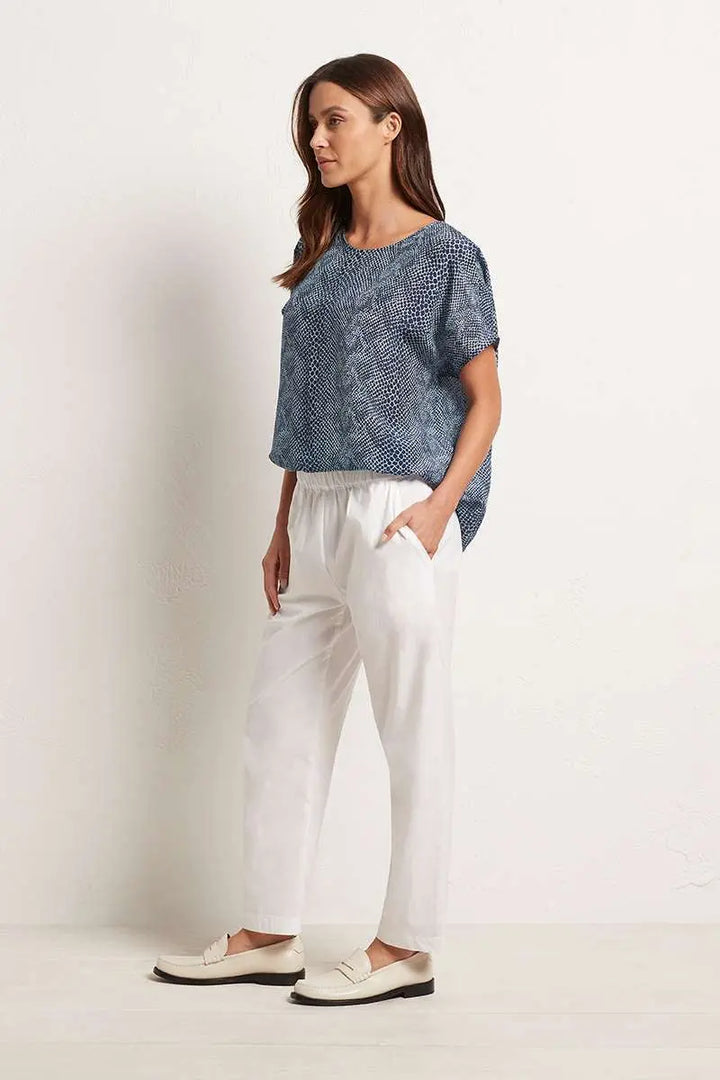 Nomad Pant In white F65 1478 by Mela Purdie