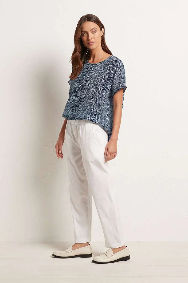 Nomad Pant In white F65 1478 by Mela Purdie