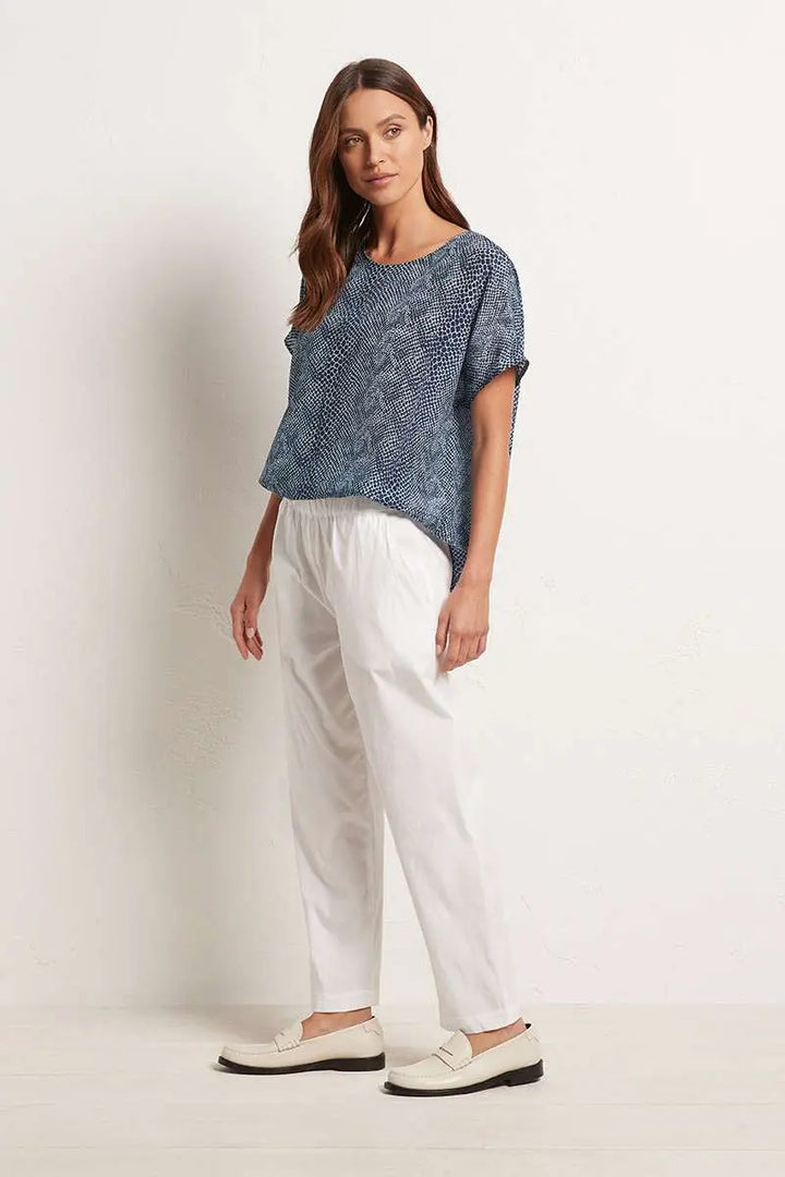 Nomad Pant In white F65 1478 by Mela Purdie