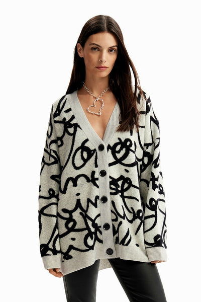 ovesize-messages-cardigan-in-crudo-desigual-front-view_1200x