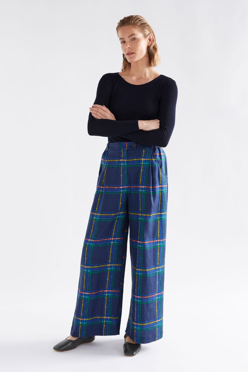 Paimo Pant in Elba Check A1238F by ELK the Label