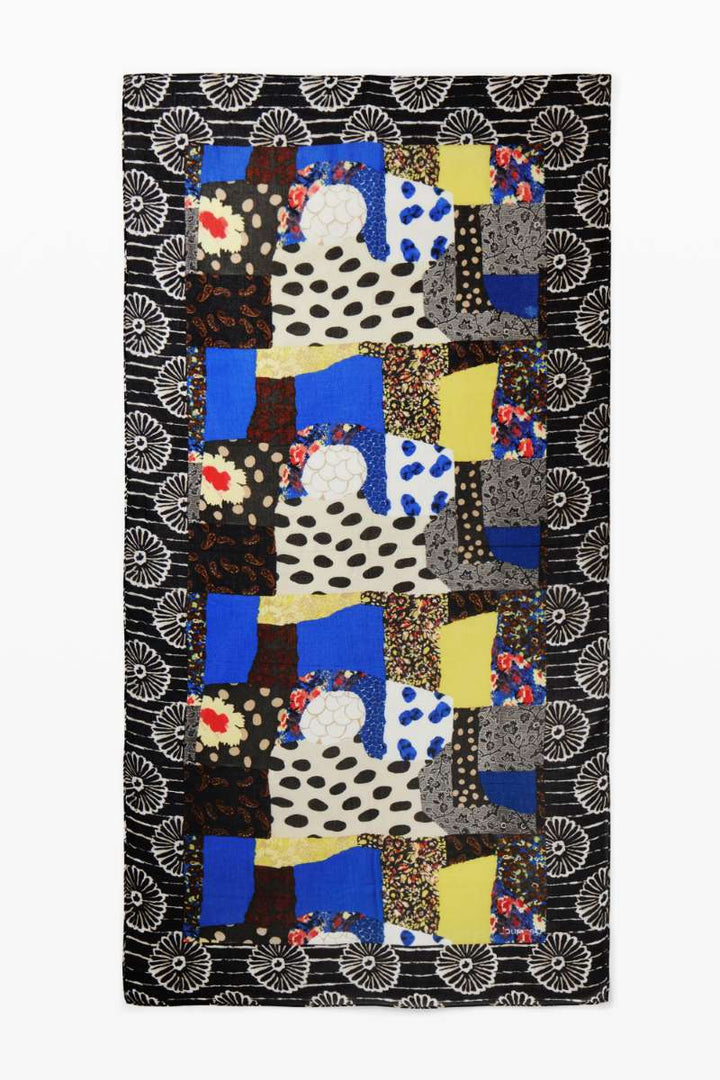 Patch Rectangle Foulard in Navy 24WAWA05 by Desigual