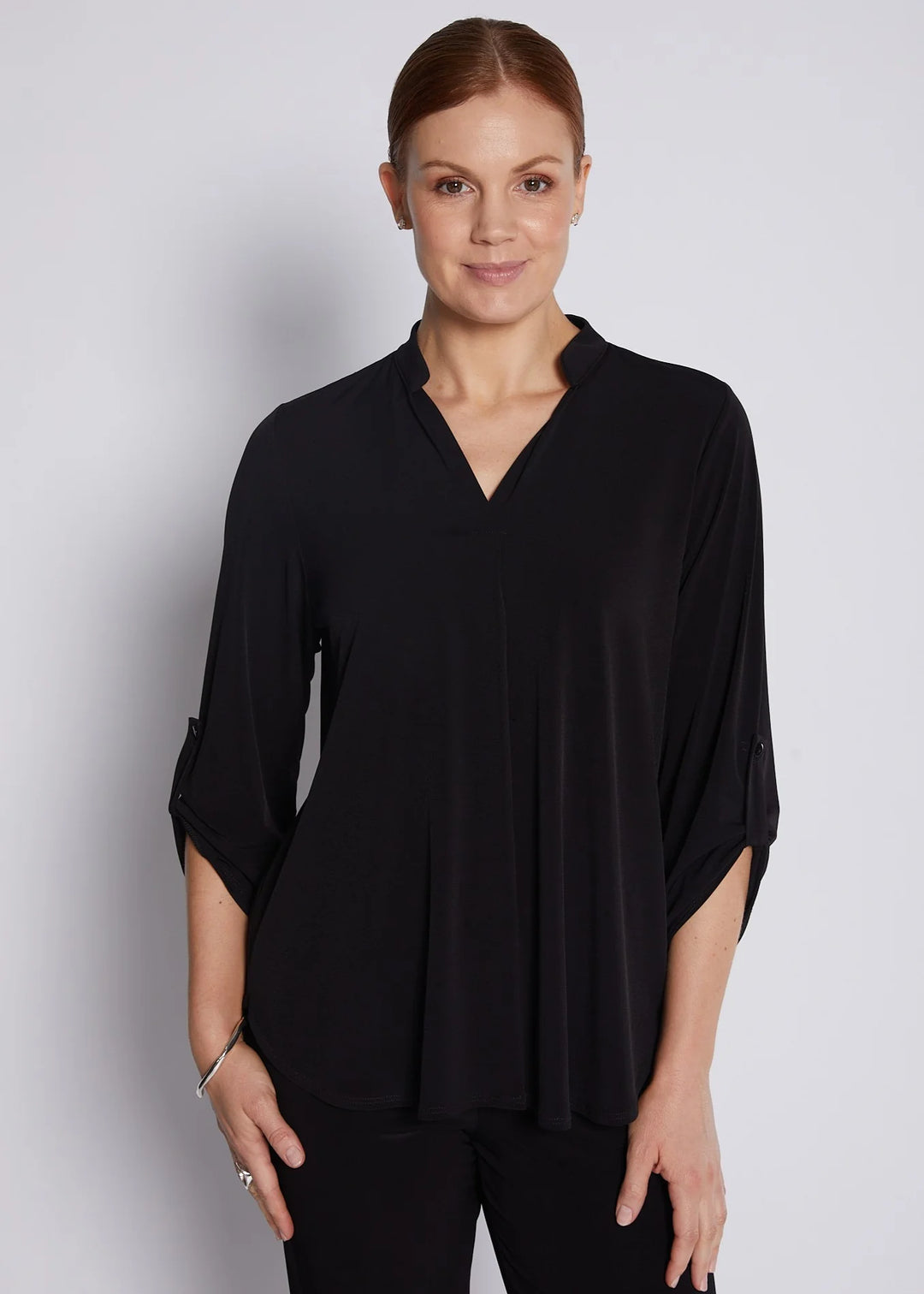 Kafton Foundation Slinky Jersey Tunic in Black by Philosophy