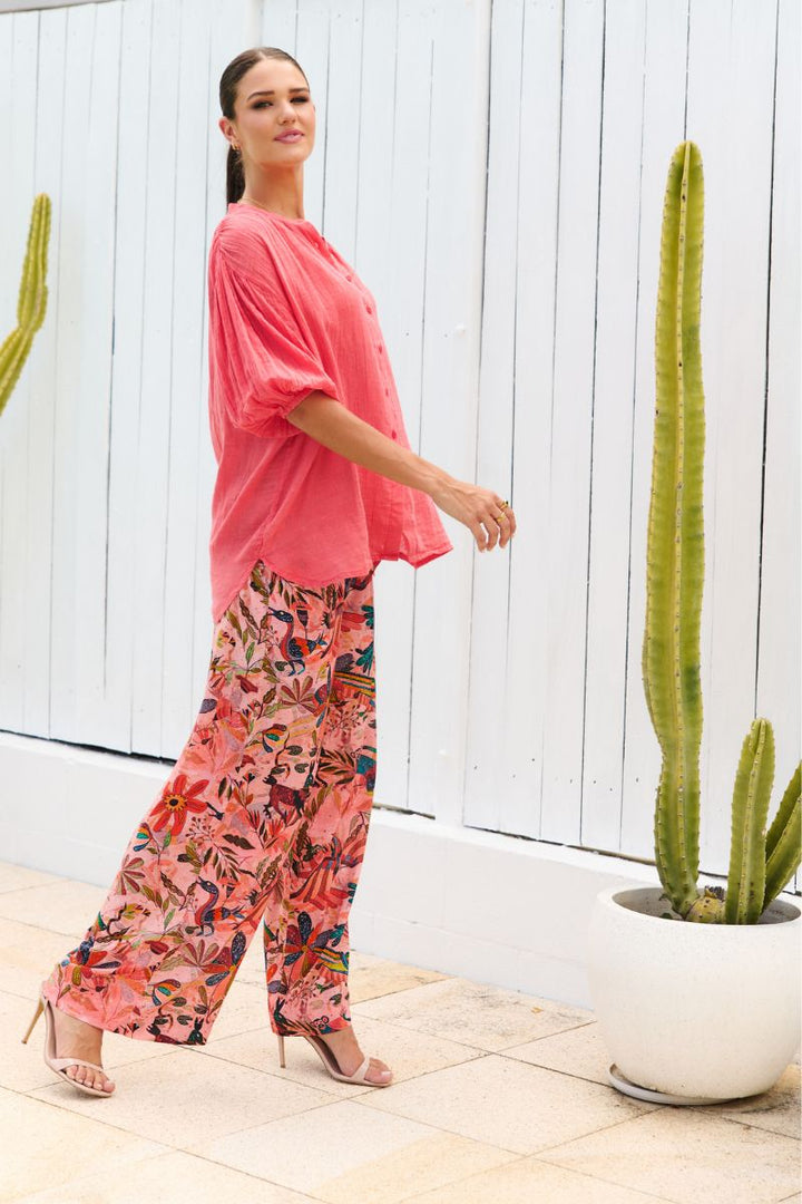 Weekends Scarlett Pants in Floral Multicolour in M / Multicolor