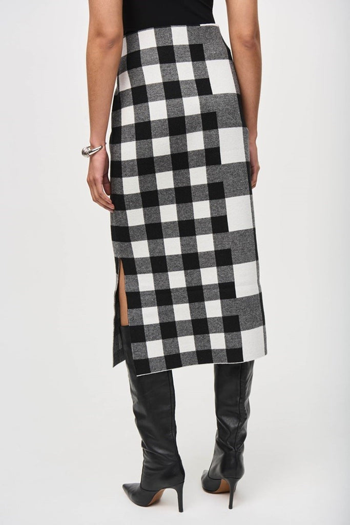 plaid-jacquard-knit-skirt-in-black-vanilla-joseph-ribkoff-back-view_1200x