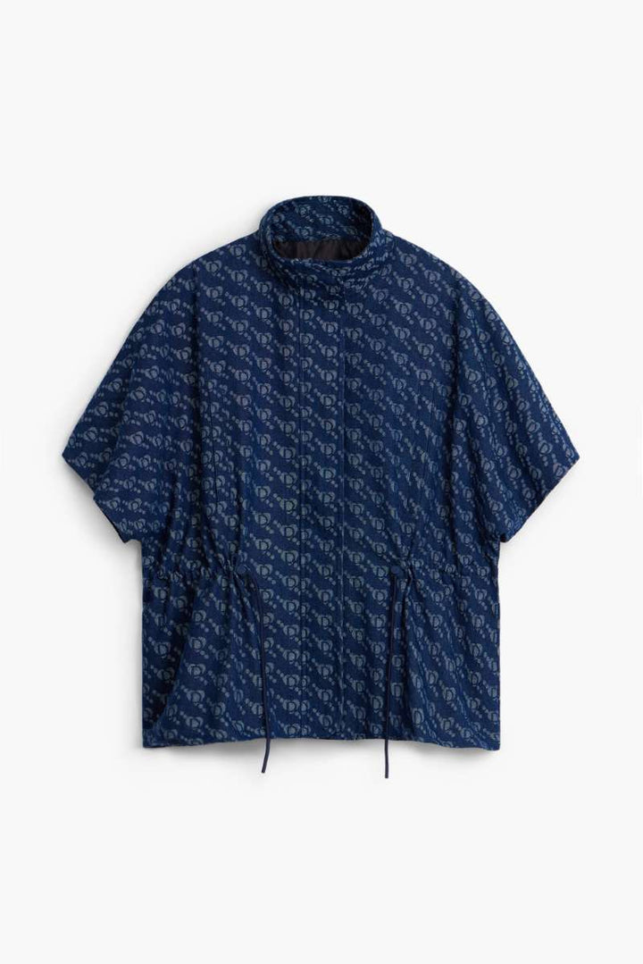 Poncho Imago R in Denim Dark Blue 24WAID02 by Desigual