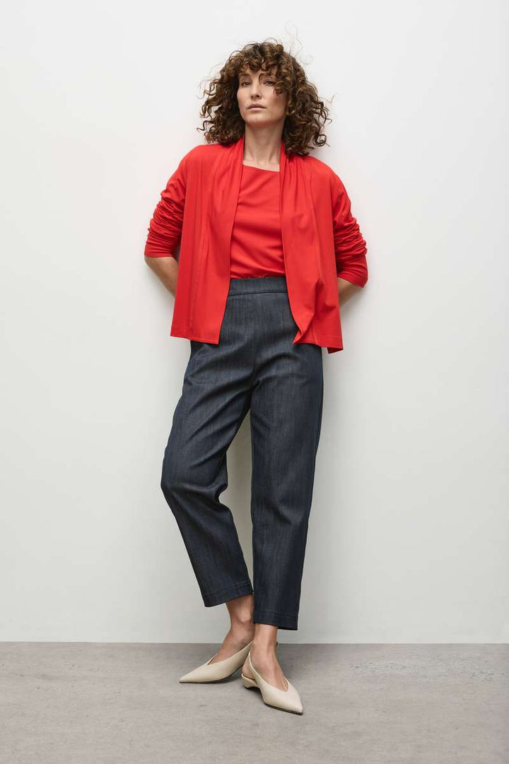 Pre Order Relaxed Boat Neck in Poppy F01 2630 by MELA PURDIE