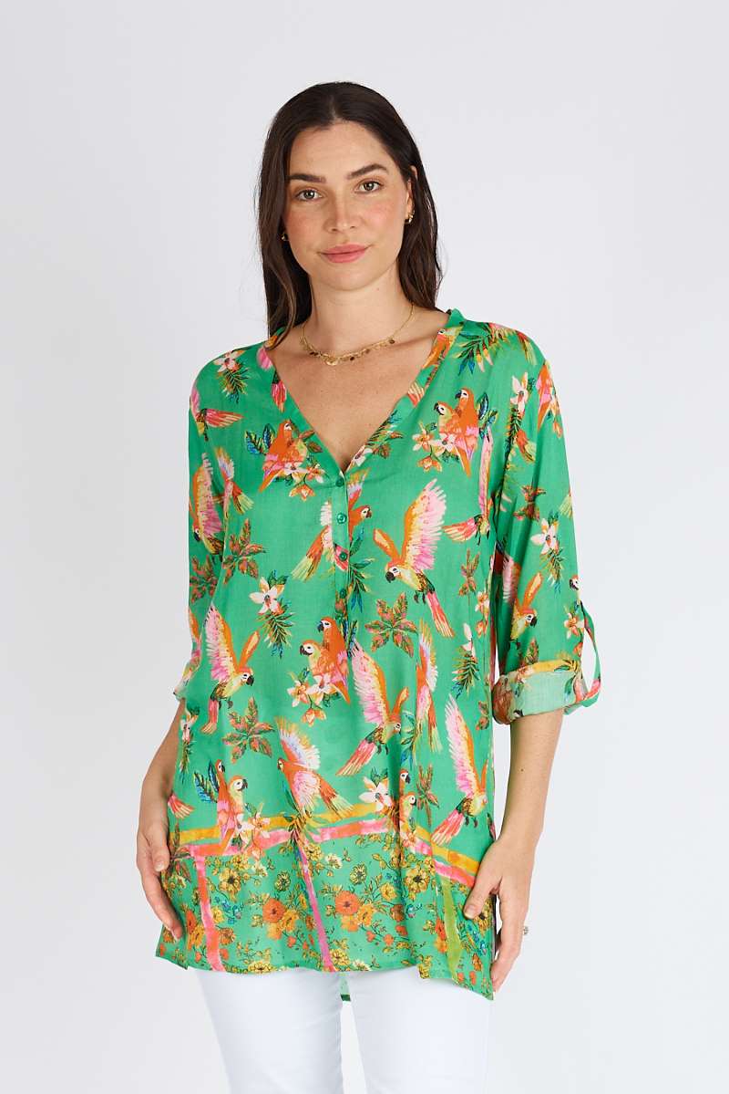 Lula Soul Rosella Tunic in Sea LULROSTUN | Weekends