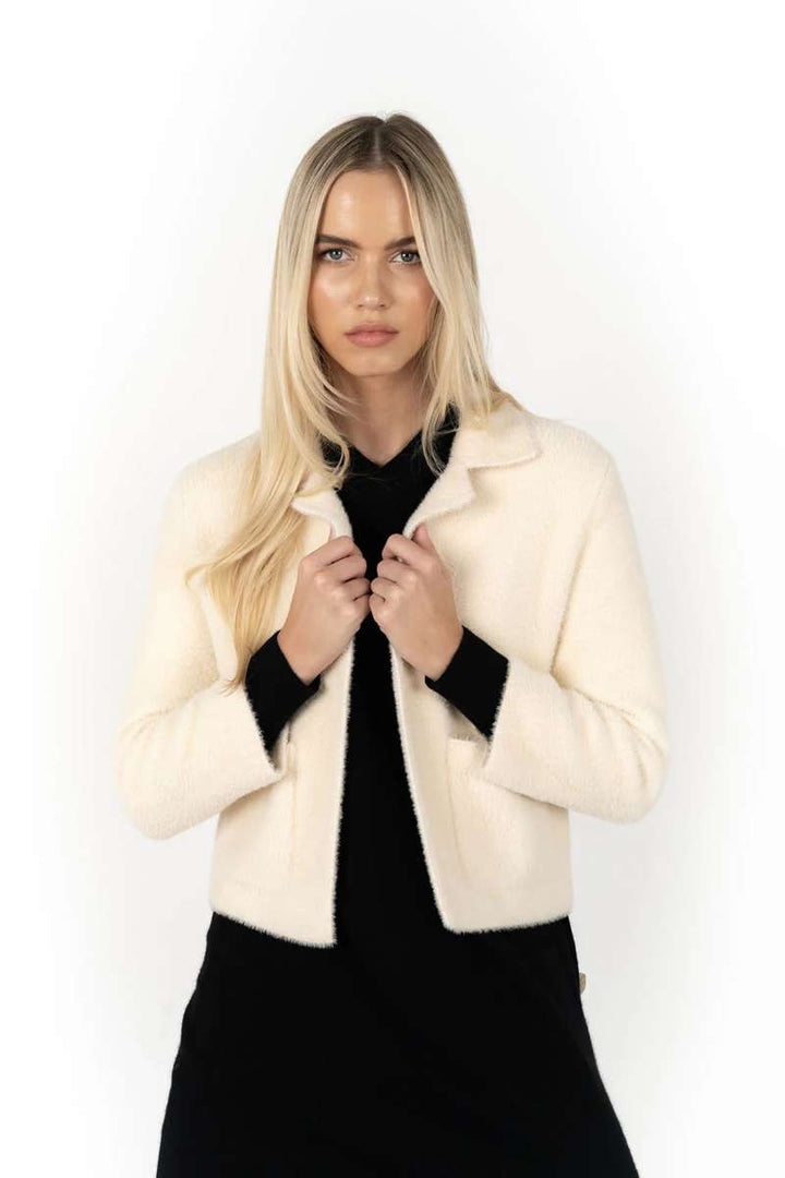 Sabine Jacket HW25606 by Humidity Lifestyle in Cream, size XS