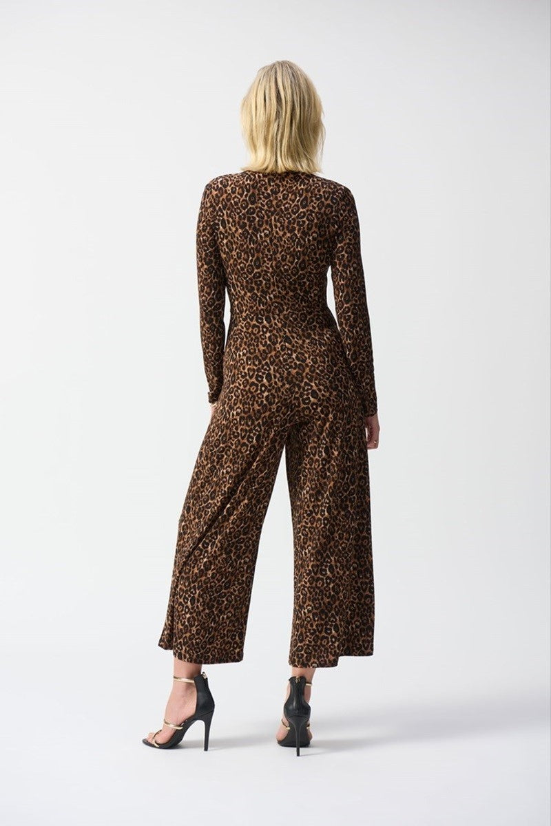 silky-knit-animal-print-culotte-jumpsuit-in-beige-black-joseph-ribkoff-back-view_1200x
